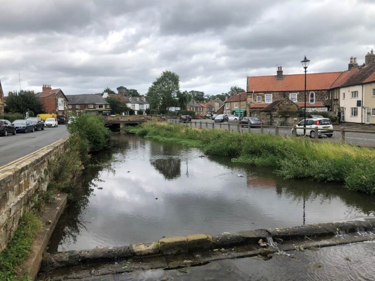 A river with a road and houses
Description automatically generated with medium confidence